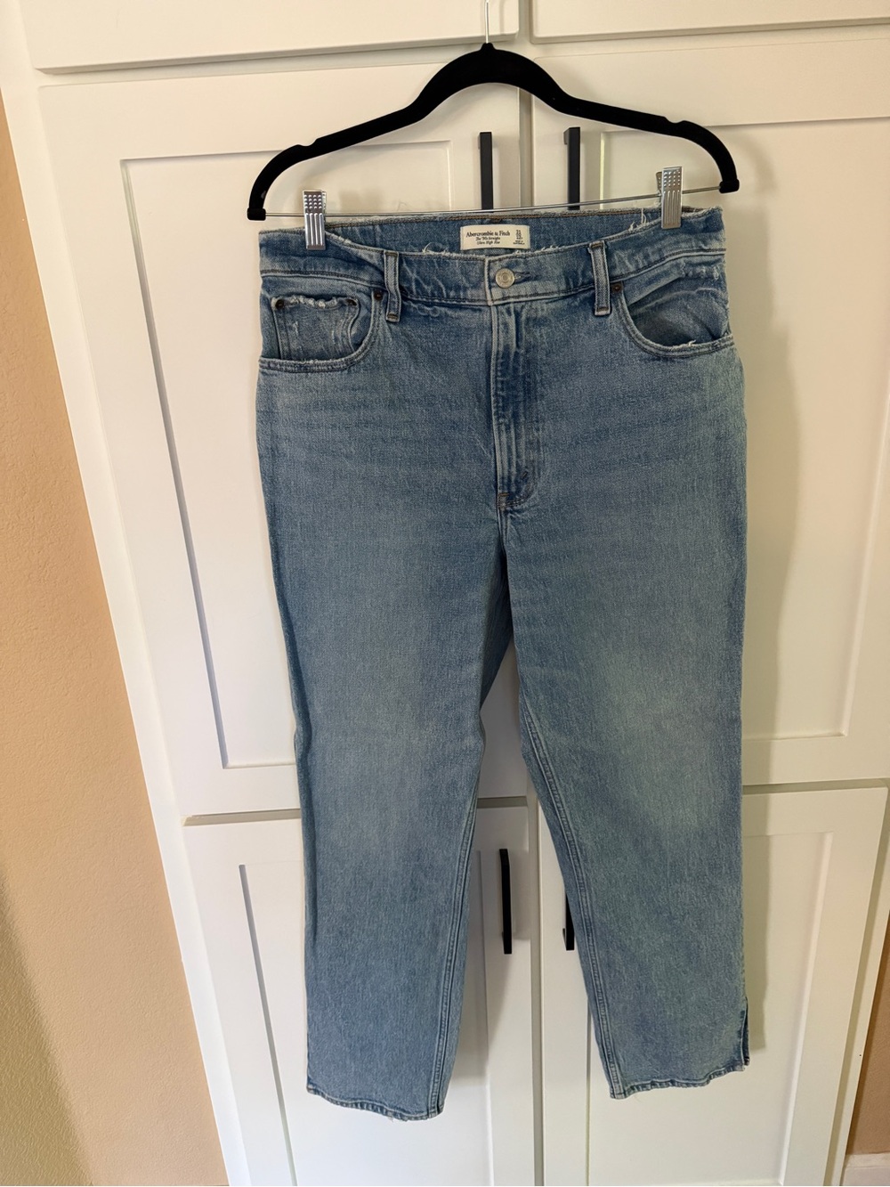 Abercrombie & Fitch Light Blue Straight Leg Jeans